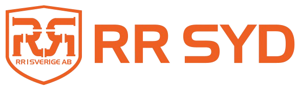 RR Syd logotyp i orange färg för relining och rörrenovering i norra Sverige
